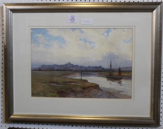 Frank Thompson, watercolour, Rye